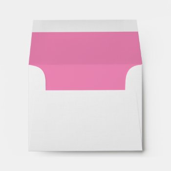 Response Card Envelope Pink by OrangeOstrichDesigns at Zazzle