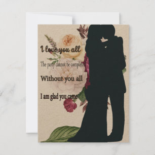 Response Card I am glad you came