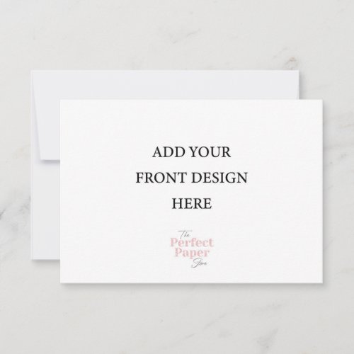 Response card RSVP Template 35 x 5 inch