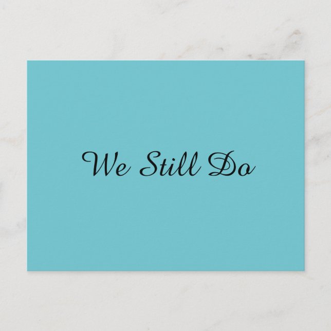 Response Post Card (Front)