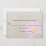 Response Rsvp Card Vintage Paper Simple Wedding at Zazzle