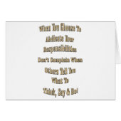 Responsibility (Front Horizontal)