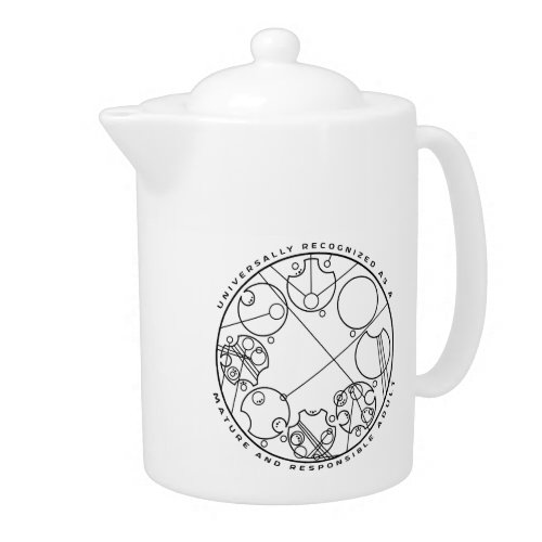 Responsible Adult _ Circular Gallifreyan Teapot