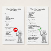 Responsible Cards (Front & Back)