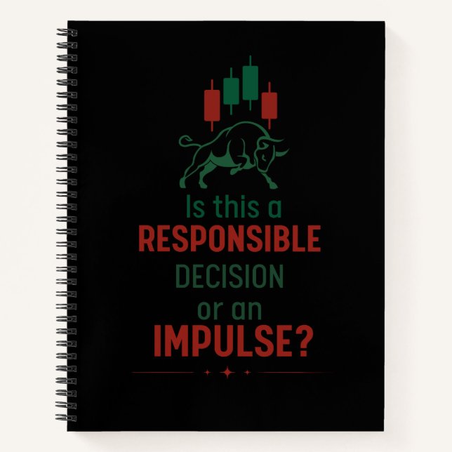 Responsible Decision – Trading Discipline Notebook (Front)