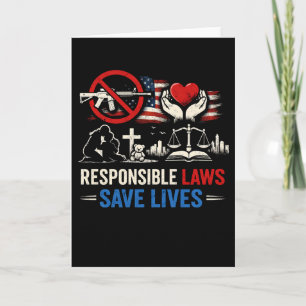 Responsible Laws Save Lives Holiday Card