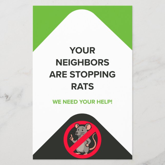 Responsible Rat Management Flyer (Front)