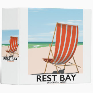 Rest Bay Bridge End Wales 3 Ring Binder