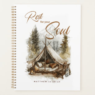 Rest For Your Soul Christian Boho Planner