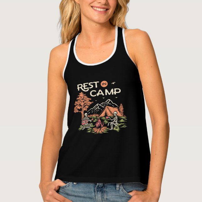 Rest in Camp Tank Top (Front)