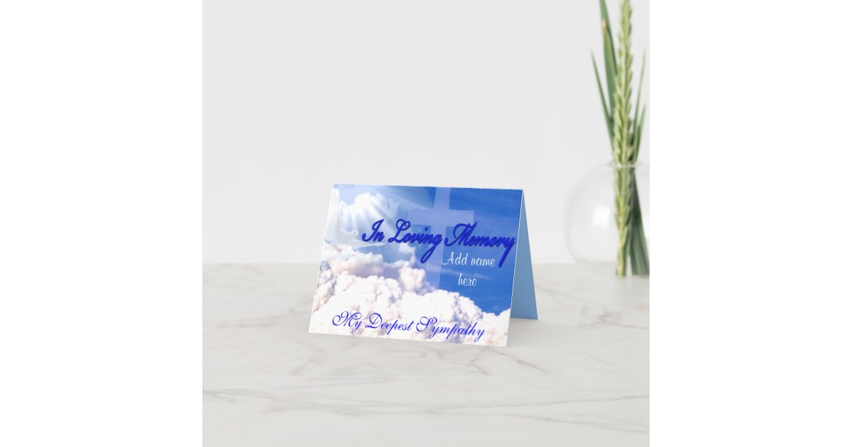 Rest In Peace_ Card | Zazzle.com