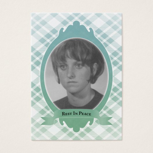 rest in peace memorial announcements (Front)