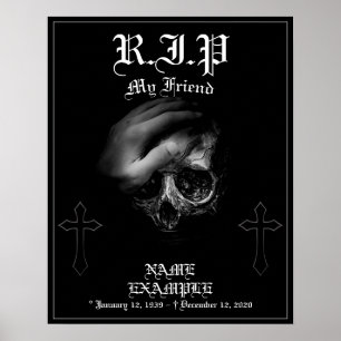 Rest in Peace my Friend Poster