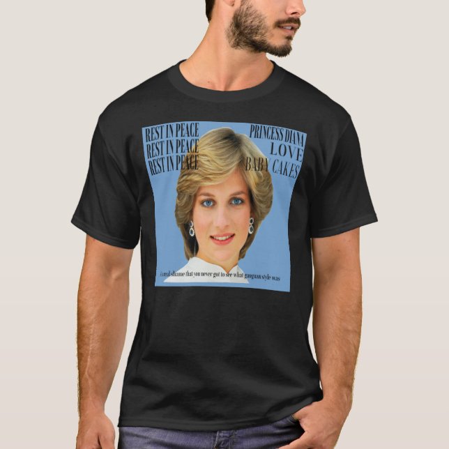Rest In Peace Princess Diana, Rest In Peace Love,  T-Shirt (Front)