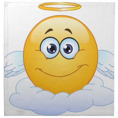 Rest in Peace RIP Heaven Angel Emoji Napkin