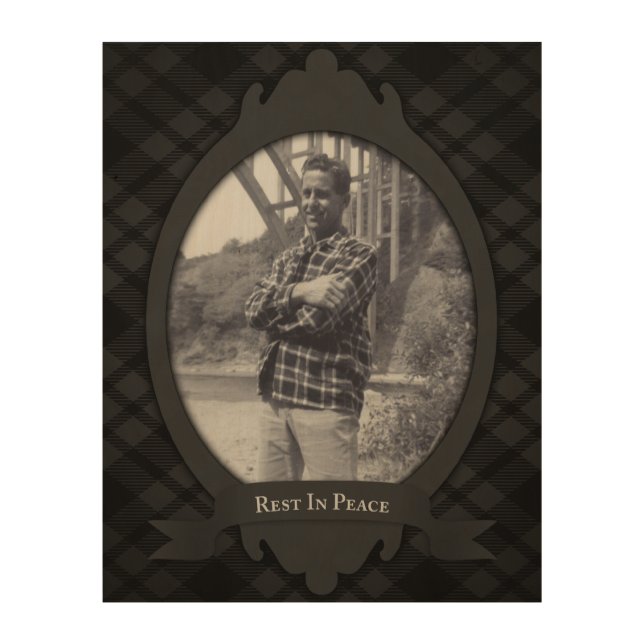 rest in peace wood art (Front)