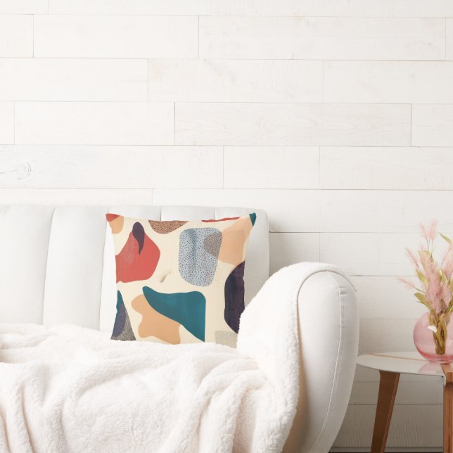 Rest Is Productive Pillowcase | Cozy Neutral Throw Pillow (Couch)