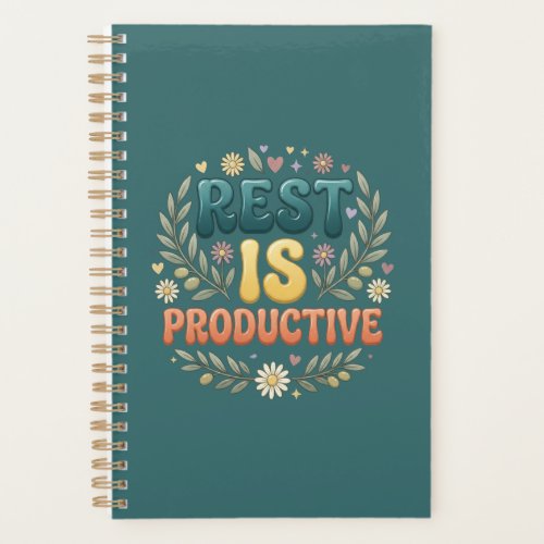 Rest Is Productive | Self Care & Slow Living Inspi Planner