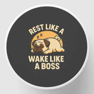 Rest Like A Pug - Wake Like A Boos Mini Candle Favors