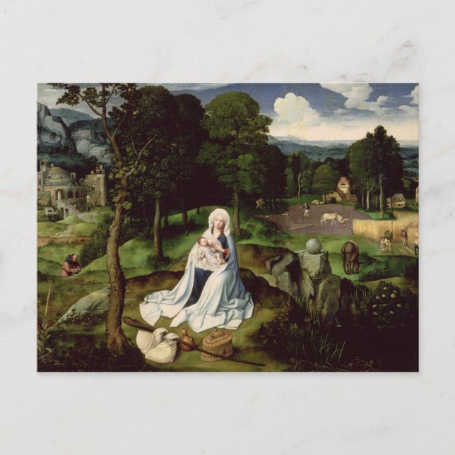 Rest on the Flight into Egypt Postcard (Front)