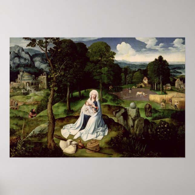 Rest on the Flight into Egypt Poster (Front)