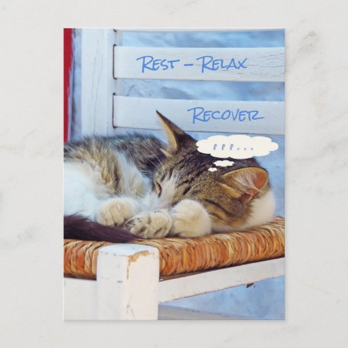 Rest Relax Recover Postcard