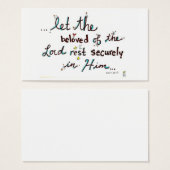 Rest Securely in Him (Front & Back)