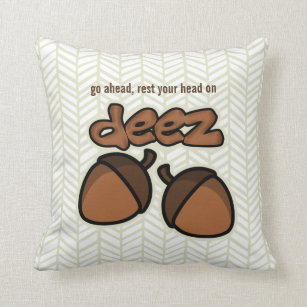 Gotta head full of ideas that are driving me insane Throw Pillow by Words I  Give By