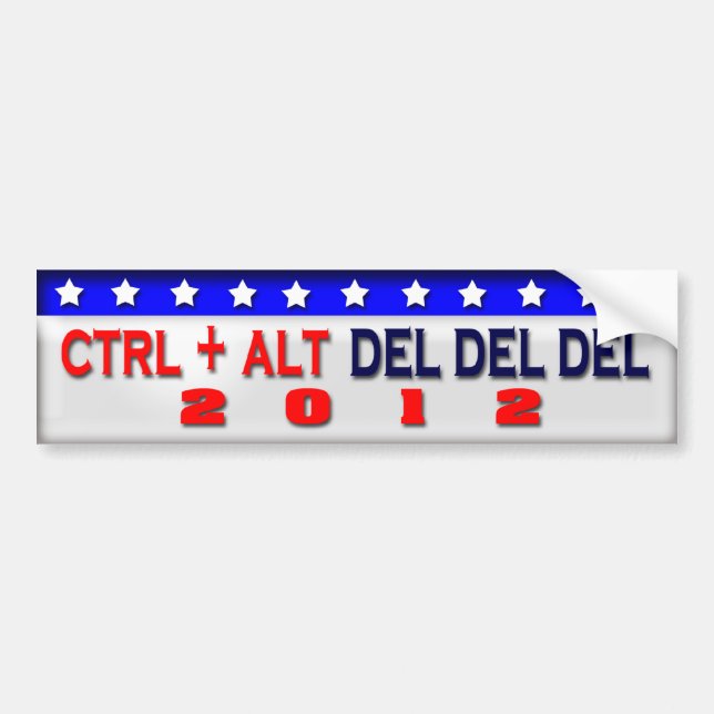 Restart 2012 bumper sticker (Front)