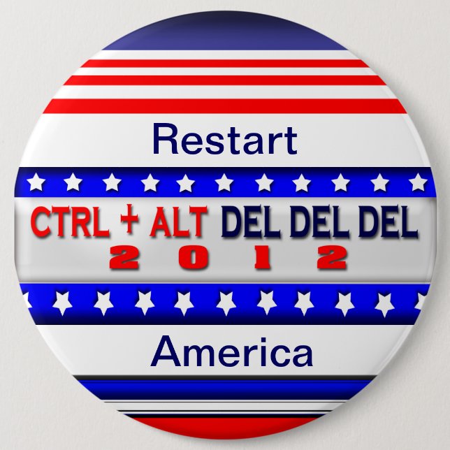 Restart America Button (Front)