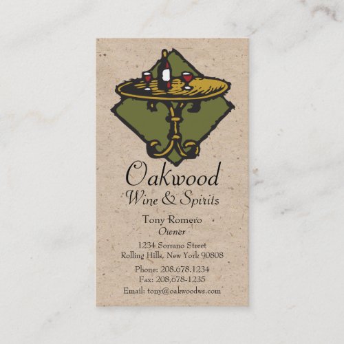 Restaurant, Bar, Bistro, Wine&amp;Spirits 2 Business Card Templates