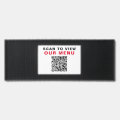 Restaurant Bar Menu QR Code Bar Mat | Zazzle