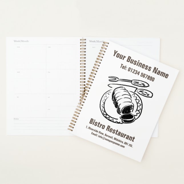 Restaurant Bookings Calendar Design Planner (Display)