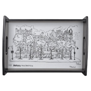 Restaurant Boulevard Montparnasse Paris, France Serving Tray