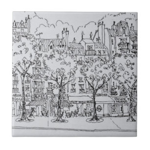 Restaurant Boulevard Montparnasse   Paris, France Tile
