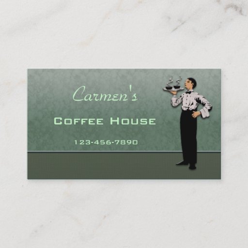 Customizable Restaurant Business Card