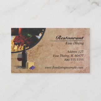 Restaurant Business Card