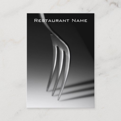 Customizable Restaurant Business Card