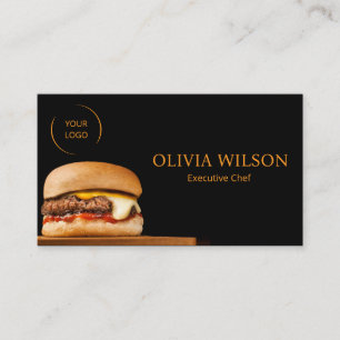 Restaurant Business Card Catering and Chef