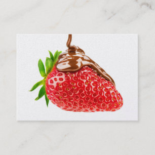 Restaurant / Caterer / Strawberry Business Card