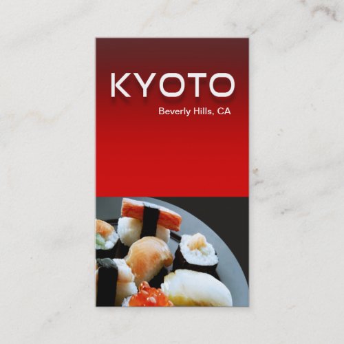 Restaurant Catering Eateries Cuisine Business Card Template