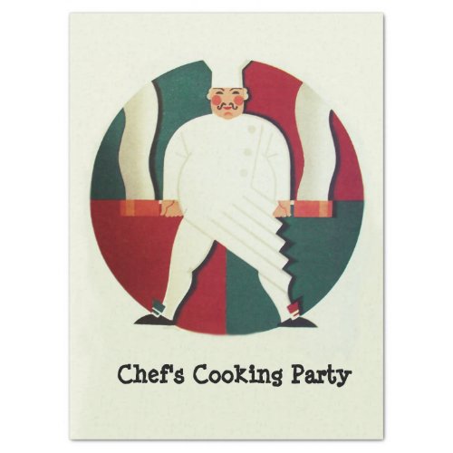 RESTAURANT CHEFS COOKING PARTY Culinary  Tissue P Tissue Paper