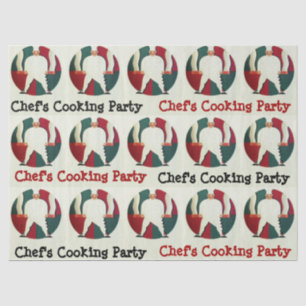 RESTAURANT CHEF'S COOKING PARTY Culinary Tissue Paper