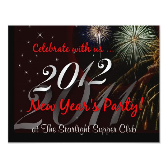 Restaurant - Club - New Year's Eve Party Card
