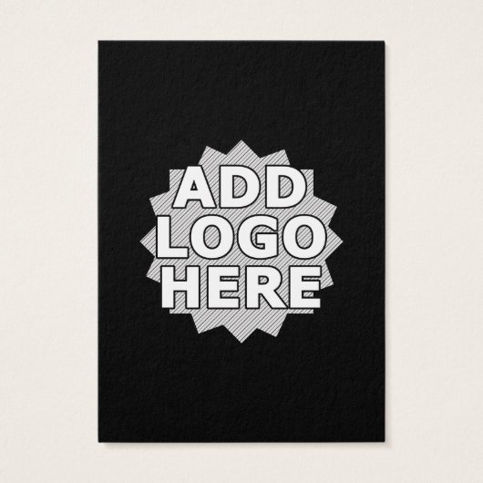 restaurant comment card with logo (Back)