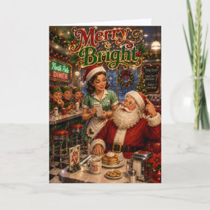 Restaurant Diner Cafe Owner Client Appreciation Holiday Card