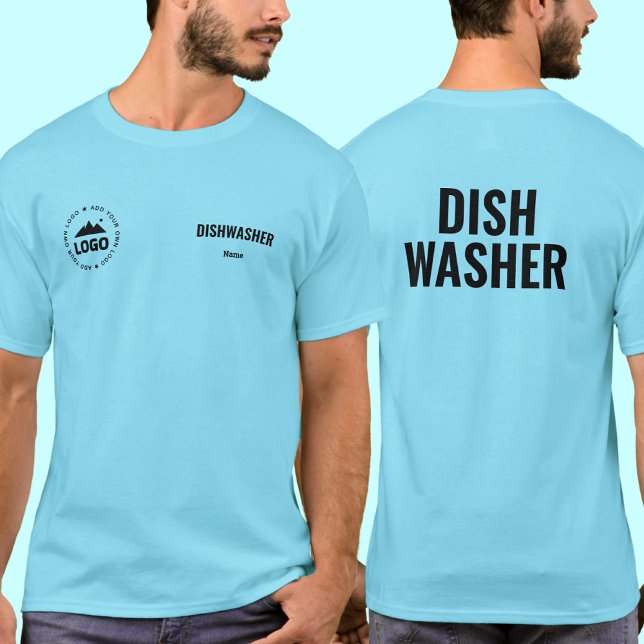 Restaurant Dishwasher Uniform T-Shirt Personalized (Creator Uploaded)