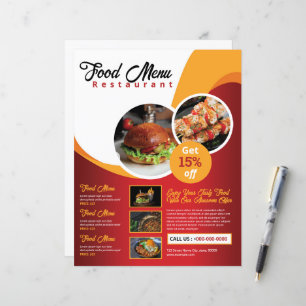 Restaurant Flyer / Food Menu Flyer