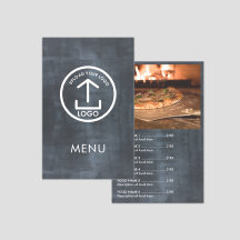 Restaurant Food Menu Price List Rustic Chalkboard