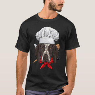 Restaurant German Shorthaired Pointer Chef Cooking T-Shirt